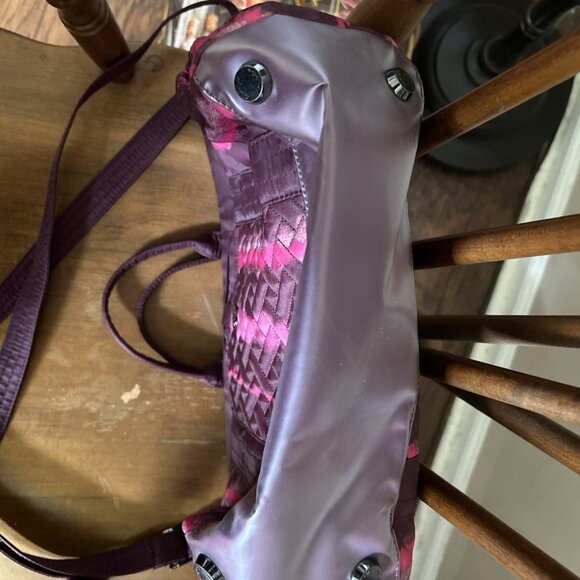 LUG Romper Carry-All Travel Tote Shoulder Bag Purple/Pink EUC - Picture 6 of 7